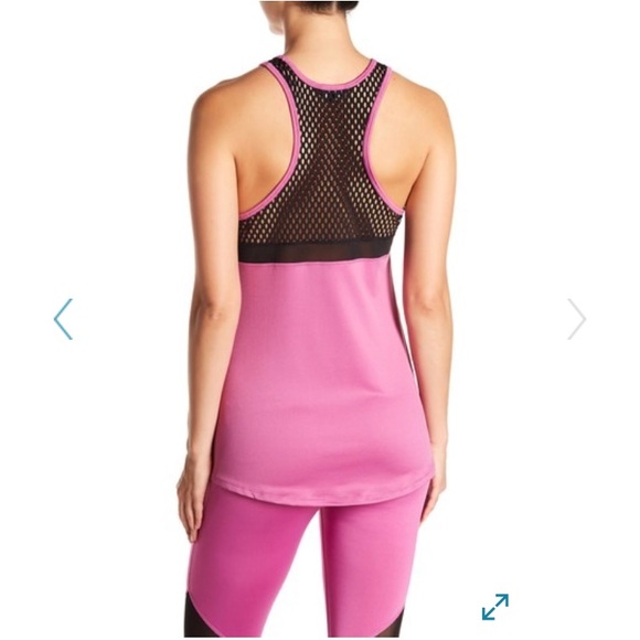 Bebe mesh racerback tank - Picture 3 of 4